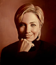 ヒラリークリントン女史肖像画